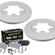 Ultra-Premium Fleet Rear Brake Pad & Coated Rotors FOR 15-22 TRANSIT 150 250 350