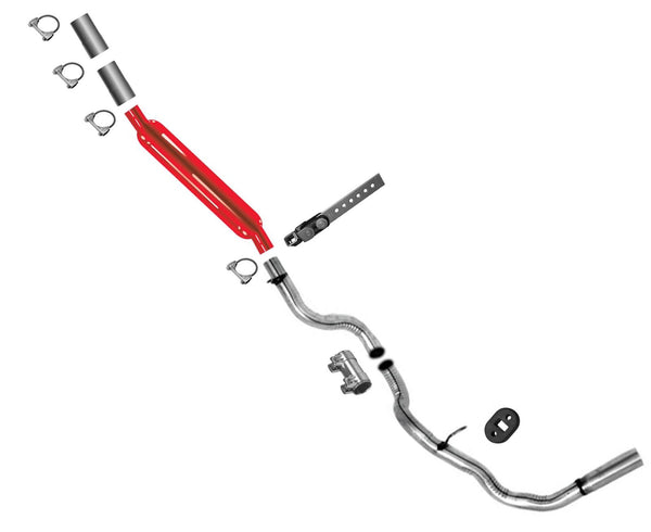 Cherry Bomb Performance Muffler Tail Pipe For Ford F150 1996 Pick Up 5.0L 5.8L