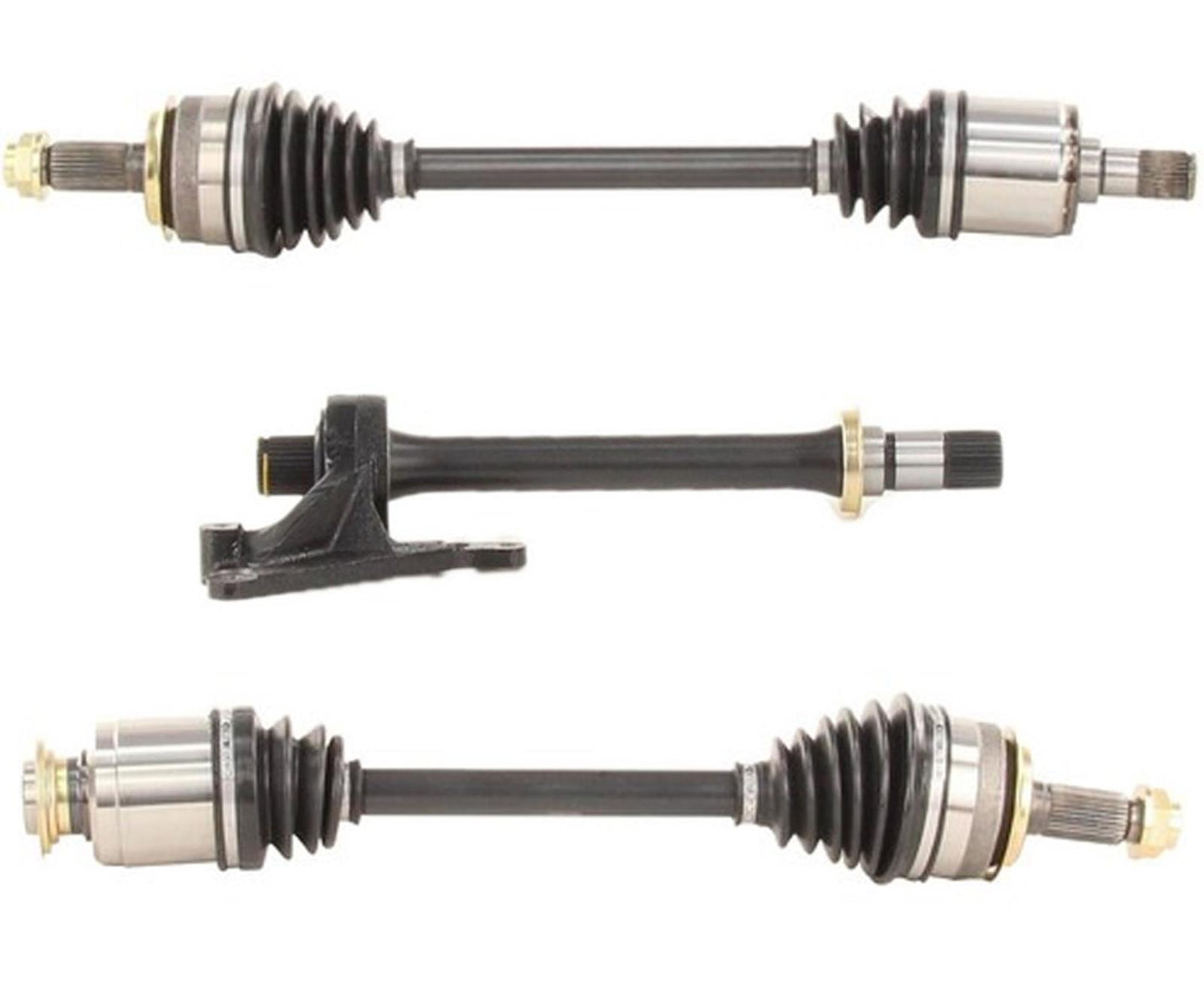 Front Jack Shaft with CV Drive Axle Shafts for Honda Accord 2013-2014 -3.5L V6