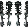 Front & Rear Complete Struts W/ Coil Spring Assembly For Hyundai Tucson 05-2009