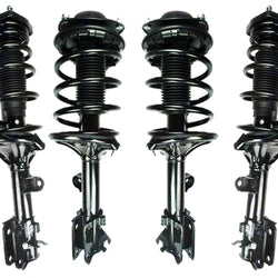 Front & Rear Complete Struts W/ Coil Spring Assembly For Hyundai Tucson 05-2009