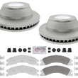 Ultra-Premium Fleet Rear Galvanized Brake Pads & Coated Rotors FOR 08-23 E450