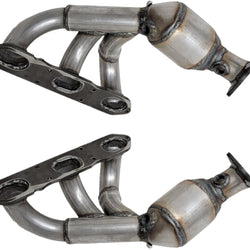 Left + Right Manifold Catalytic Converters For Porsche Boxster H6 2005-2008