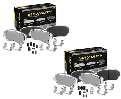 Pastillas de freno de disco HD galvanizadas traseras delanteras de flota Ultra Premium Ram Promaster 14-21 