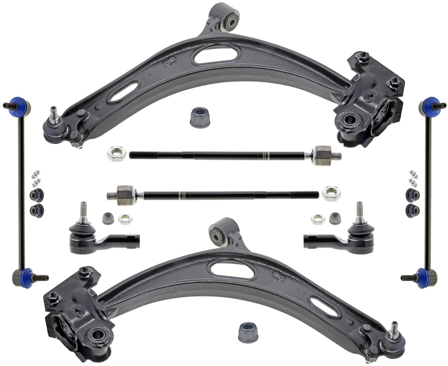 Front Lower Control Arms Ball Joint Tie Rods Links For Volkswagen Atlas 2018-25