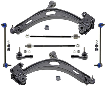 Front Lower Control Arms Ball Joint Tie Rods Links For Volkswagen Atlas 2018-25