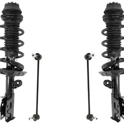 Front Complete Struts W/ Coil Spring Assembly & Links For Honda Fit 2015-2020