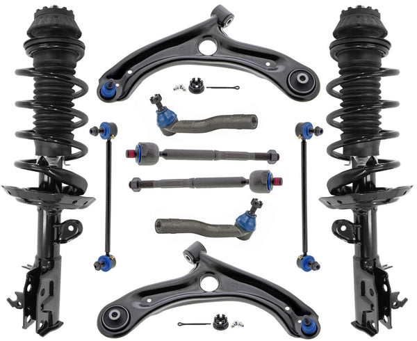 Front Complete Struts Mevotech Control Arms Tie Rods Links For Honda Fit 15-20