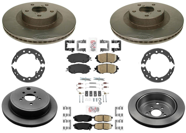 High Performance Carbon Disc Brake Rotors Disc Brake Pads For Scion FR-S 13-16