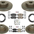 High Performance Carbon Disc Brake Rotors Disc Brake Pads For Subaru Baja Turbo