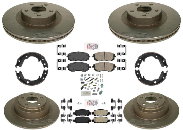 High Performance Carbon Disc Brake Rotors Disc Brake Pads For Subaru Baja Turbo