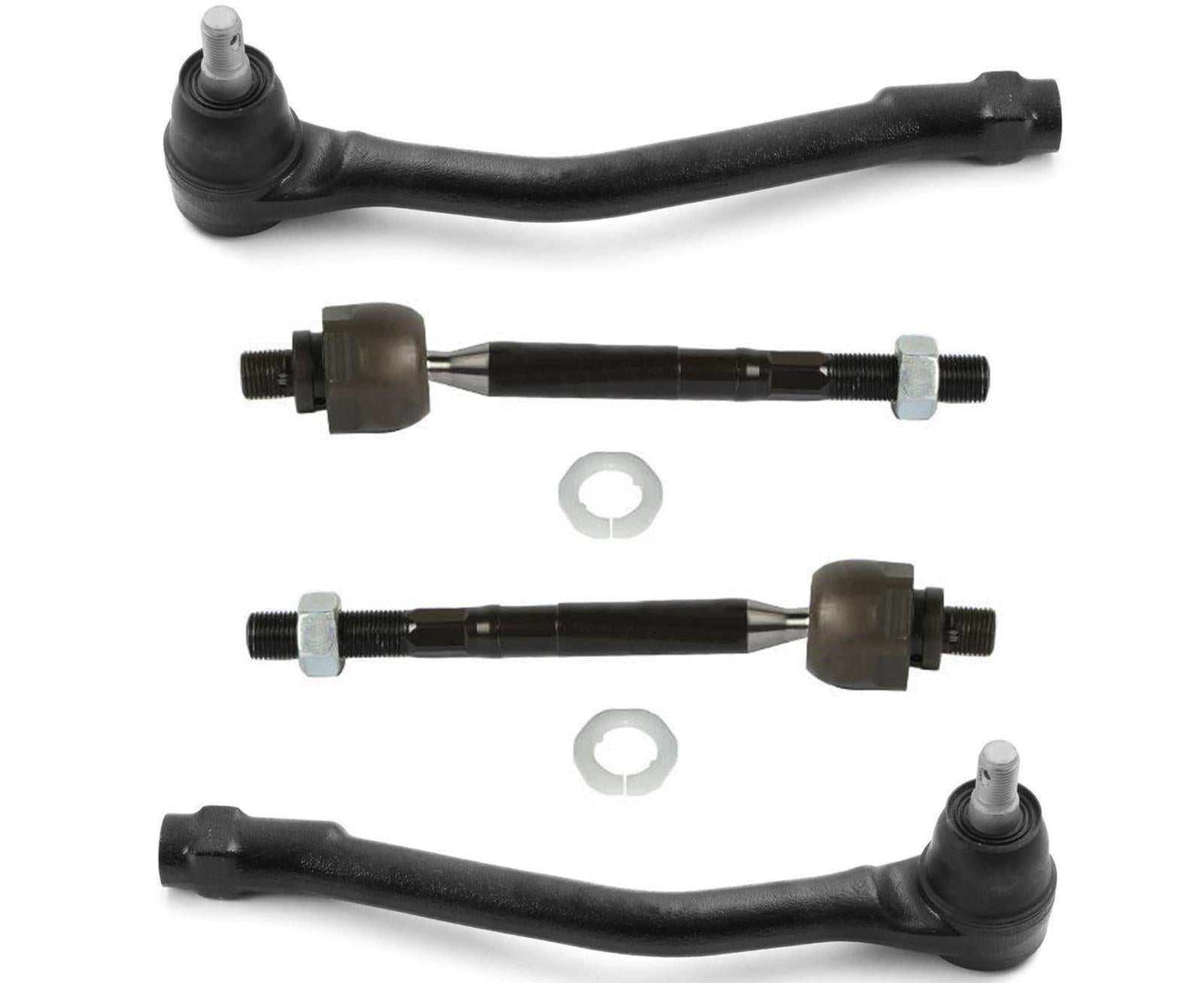 Front Left & Right Inner & Outer Tie Rods Assembly For Kia Sedona 2015-2021