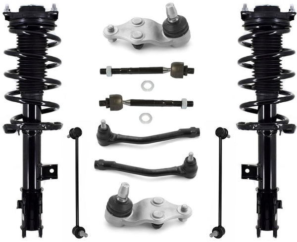 Front Complete Struts Ball Joints Tie Rods & Links For Kia Sedona 2015-2021