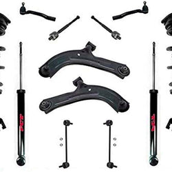 Puntales delanteros, amortiguadores traseros, brazos inferiores, varillas de amarre, enlaces para Nissan Versa 2007-2011