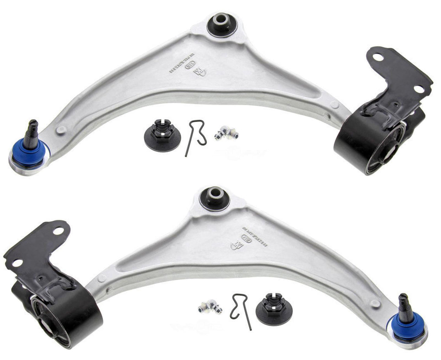 Mevotech Front Lower Control Arms W/ Ball Joints For Honda Odyssey 2018-2025