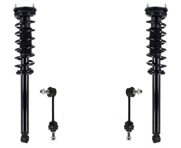 Rear Complete Struts W/ Coil Spring & Links For Tesla S 2012-18 All Wheel Drive