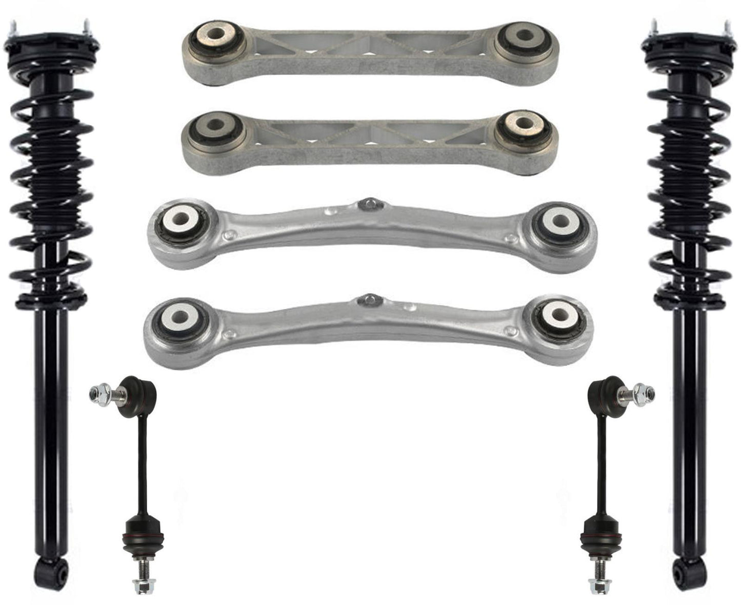 Rear Complete Struts Control Arms & Links For Tesla S 2012-2018 All Wheel Drive
