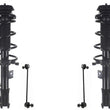 Front Complete Struts W/ Coil Spring & Links For Suzuki SX4 Base 2007 2010 2013