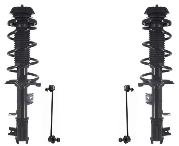 Front Complete Struts W/ Coil Spring & Links For Suzuki SX4 Sport 2008-2013