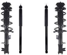 Front Complete Struts W/ Coil Spring & Rear Shocks For Suzuki SX4 Sport 08-2013