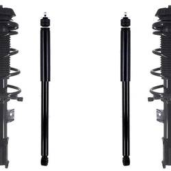 Front Complete Struts W/ Coil Spring & Rear Shocks For Suzuki SX4 Sport 08-2013