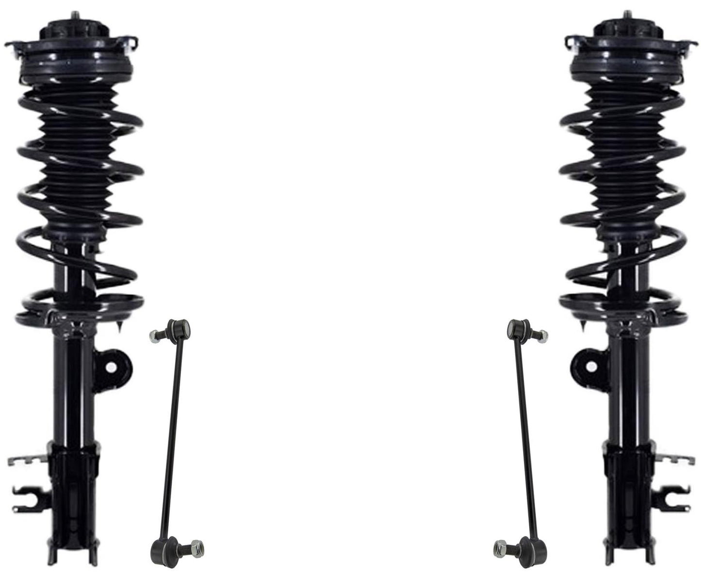 Conjunto de puntales delanteros y enlaces para Jeep Renegade con tracción delantera 2015-2018