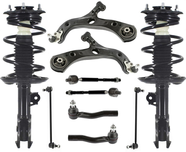 Front Struts Control Arms Tie Rods & Links For Toyota Corolla 2.0L 2020-2024