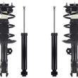 Front Complete Struts W/ Coil Spring & Rear Shocks For Toyota Corolla 2020-2024