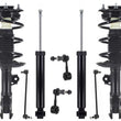 Front Complete Struts Rear Shocks & Sway Bar Links For Toyota Corolla 2020-2024