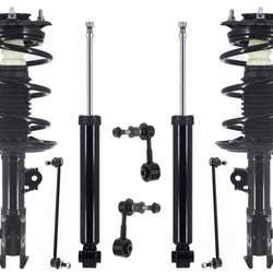 Front Complete Struts Rear Shocks & Sway Bar Links For Toyota Corolla 2020-2024
