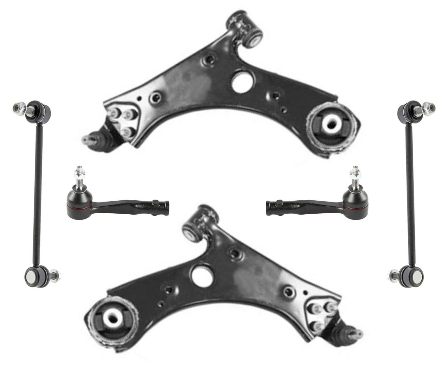 Bielas y eslabones de brazos inferiores delanteros para Jeep Renegade con tracción delantera 2015-2021