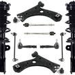 Front Complete Struts Control Arms Tie Rods & Links For Jeep Compass 2017-2021