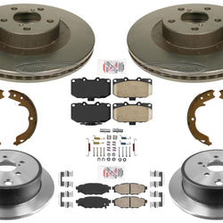 High Performance Carbon Disc Brake Rotors Disc Brake Pads For Impreza WRX 09-10