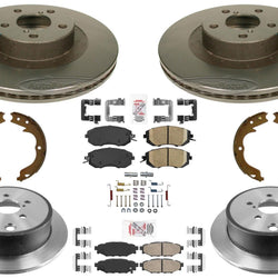 High Performance Carbon Disc Brake Rotors Disc Brake Pads For Subaru WRX 12-14
