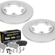 Ultra-Premium Fleet Rear Brake Pad & Coated Rotors FOR 15-22 TRANSIT 150 250 350