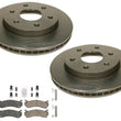 High Performance Carbon Disc Brake Rotors Disc Brake Pads For 2003-06 Escalade