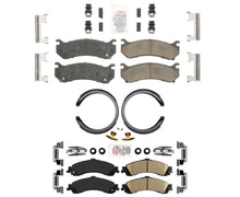 Parking-Emergency Shoes w/ Ceramic Disc Brake Pads Hardware For 03-06 Escalade