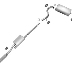 Tubos de extensión resonador silenciador trasero tubo de cola para Saturn Vue 3.5L 2004-2007