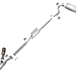 Tubos de extensión resonador silenciador trasero tubo de cola para Saturn Vue 3.5L 2004-2007