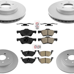 Improved Performance Disc Brake Rotors Brake Pads For Ford Escape 2005-2009