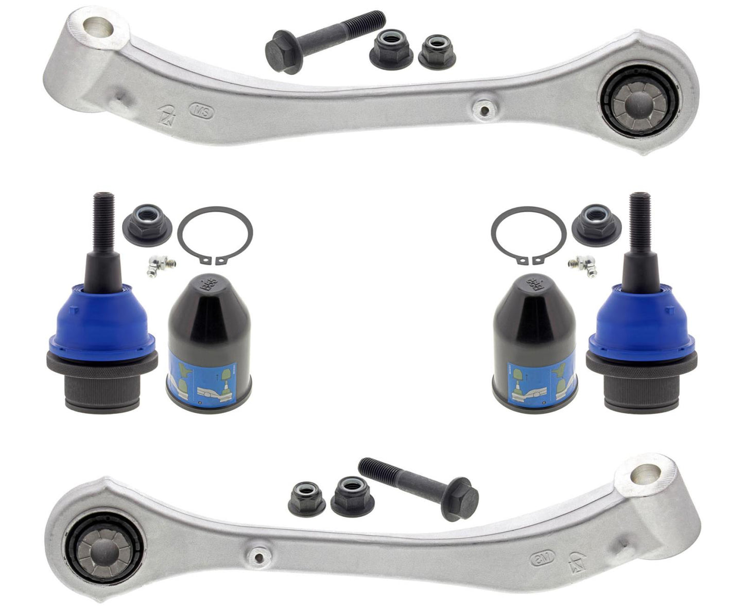 Mevotech Lower Rearward Control Arms & Ball Joints For Ford Explorer 2020-2024