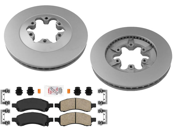 Improved Performance Disc Brake Rotors Pads Hardware For GMC Canyon 2009-2012
