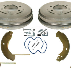 Rear Brake Drums Shoes Springs Hardware For 2006-2007 Isuzu I280 I290 I350 I370