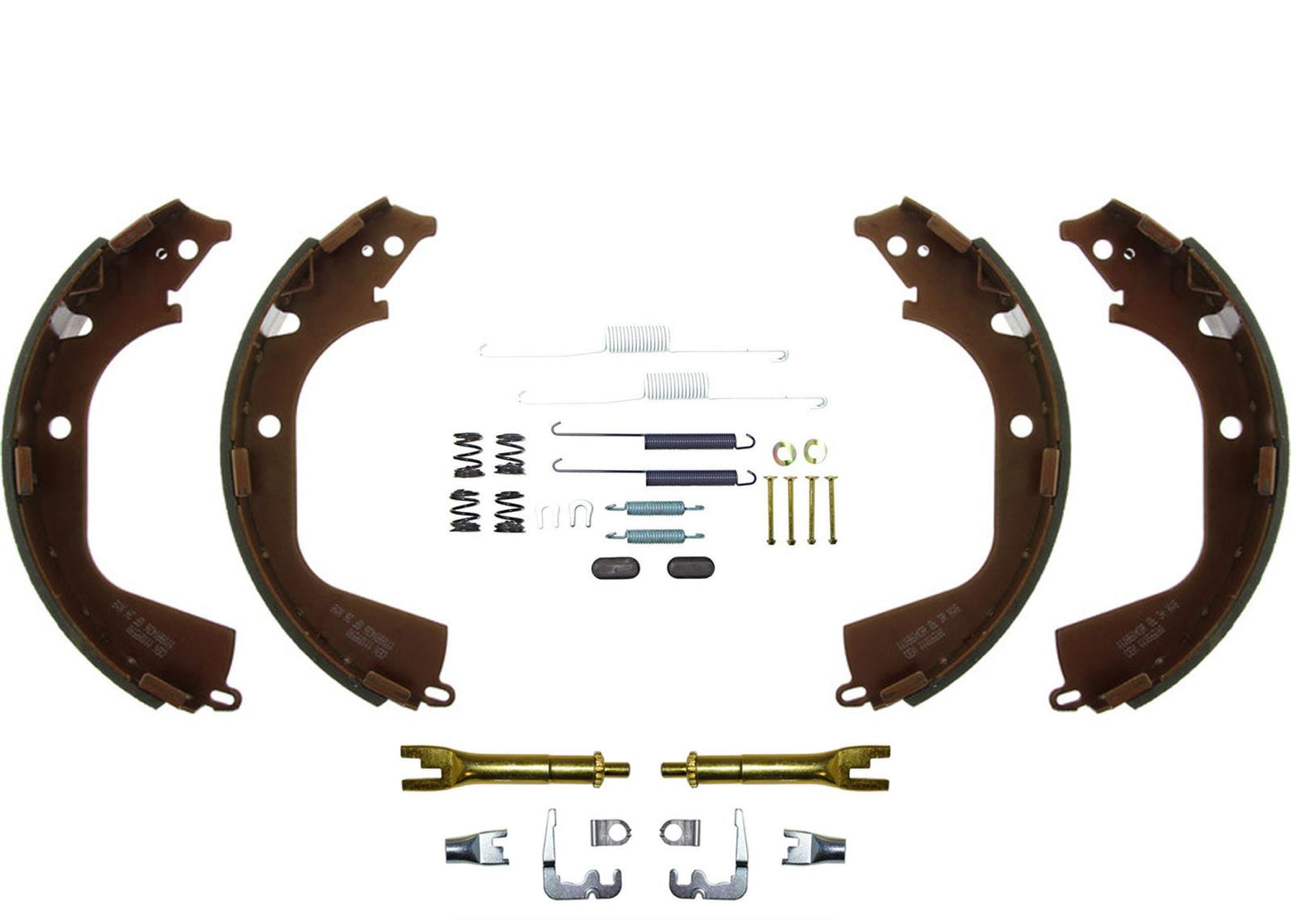 Brake Shoe Hardware Brake Shoes + Adjusters For GMC Canyon 2009-2012