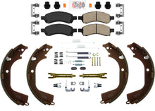 Ceramic Disc Brake Pads Hardware Brake Shoes Adjusters For GMC Canyon 2009-2012