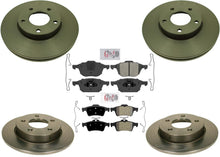 Carbon Performance Disc Brake Rotors Brake Pads For Mazda 3 2.0L Engine 06-13