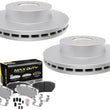 Premium Fleet Frt Galvanized Brake Pads Coated Rotors FOR Promaster 1500 14-21
