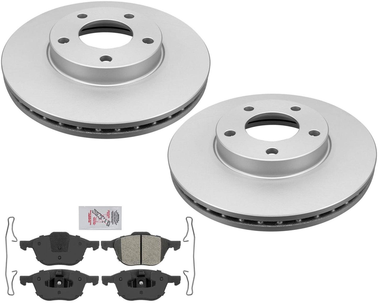 Improved Performance Disc Brake Rotors Brake Pads For Mazda 3 2.0L Engine 04-13
