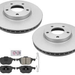 Pastillas de freno de rotores de freno de disco de rendimiento mejorado para motor Mazda 3 2.0L 04-13