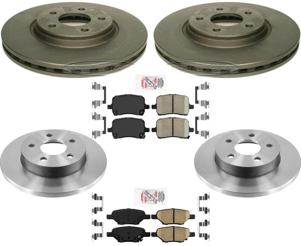 Pastillas de freno de rotores de carbono de alto rendimiento para HHR 08-09 con frenos de disco de 4 ruedas
